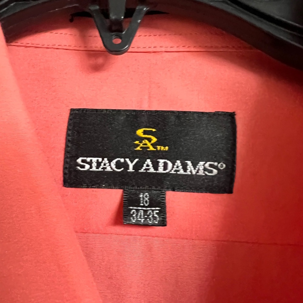 Stacy Adams Vibrant Coral Shirt